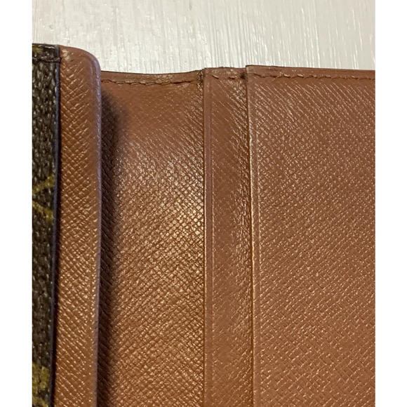 Vintage 90s Louis Vuitton Monogram Porte Monnaie Billets Tresor Wallet w/ Box - Picture 16 of 16